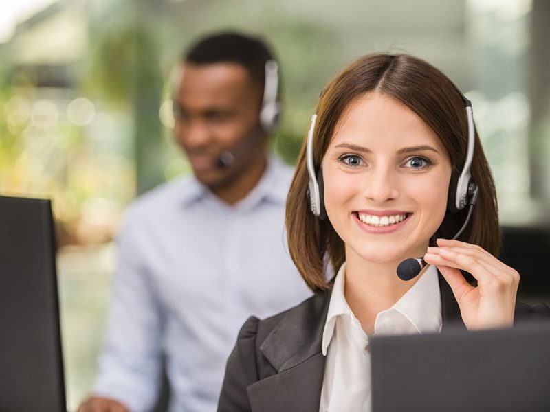 call center person